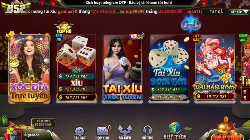 GIFTCODE xóc đĩa online B52 CLUB là gì?