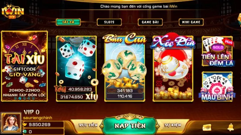 GIFTCODE xóc đĩa online IWIN là gì?
