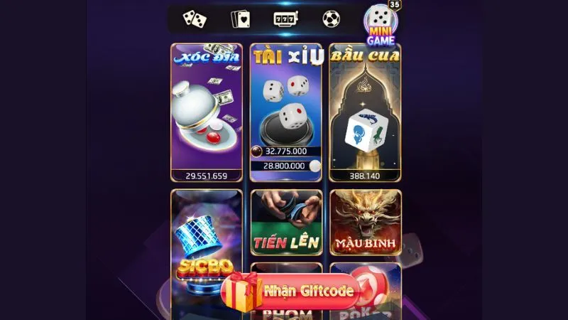 GIFTCODE xóc đĩa online TIPCLUB là gì?